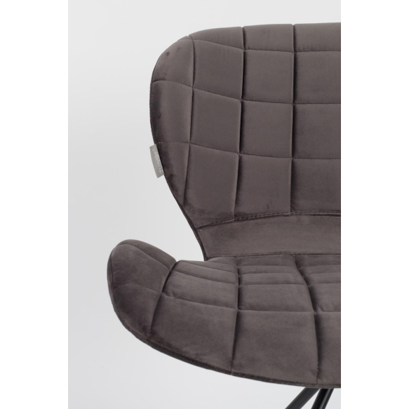 Chair Omg Velvet Grey