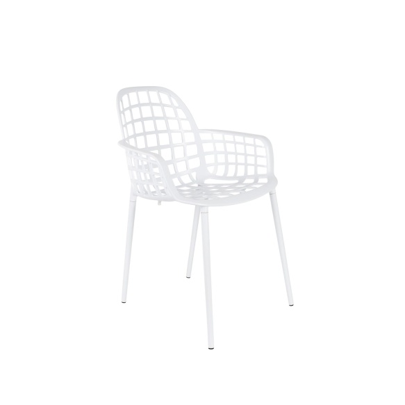 Armchair Albert Kuip Garden White