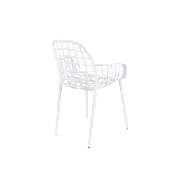 Armchair Albert Kuip Garden White