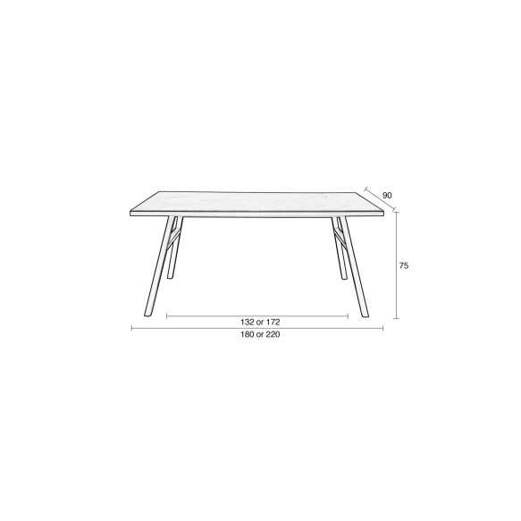 Table Seth 180X90 Oak