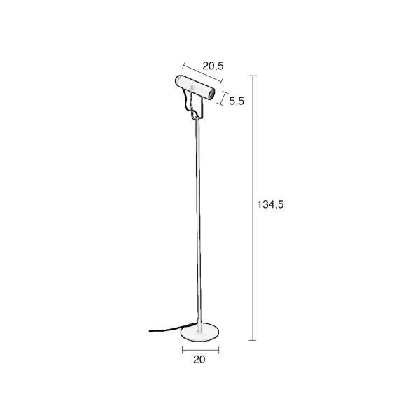 Floor Lamp Marlon Black