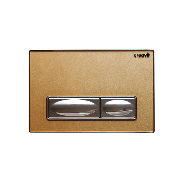 DESIGN FLUSH PLATE BRONZE METAL+GLASS