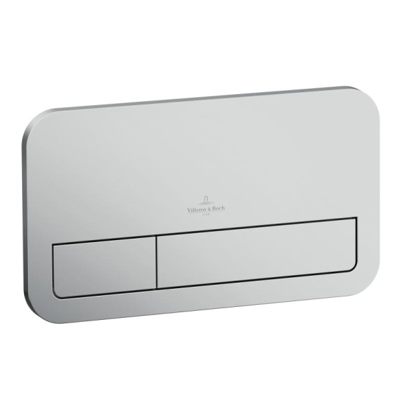 flush plate ViConnect E200 Villeroy&Boch, mat chrome