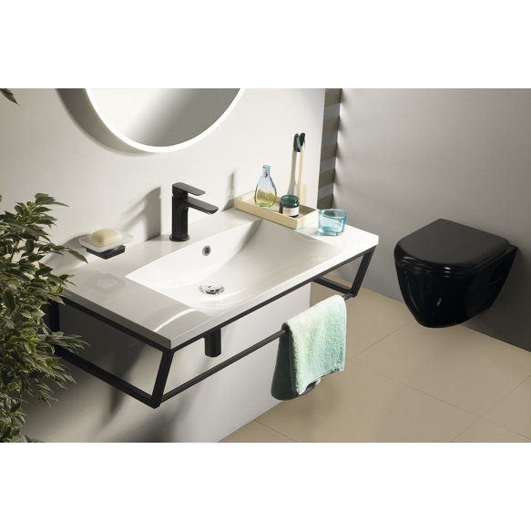 SKA construction under washbasin 600 mm black mat