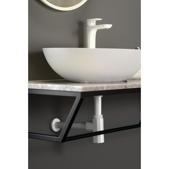 SKA construction under washbasin 900 mm white mat