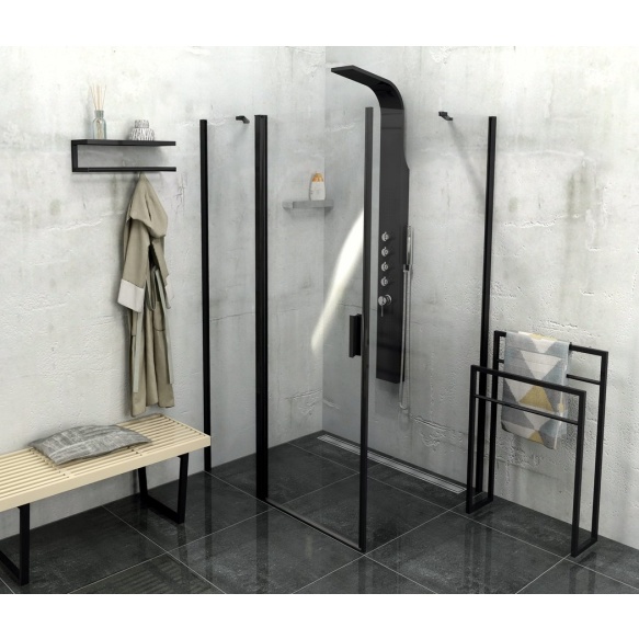 SKA Towel holder, black mat