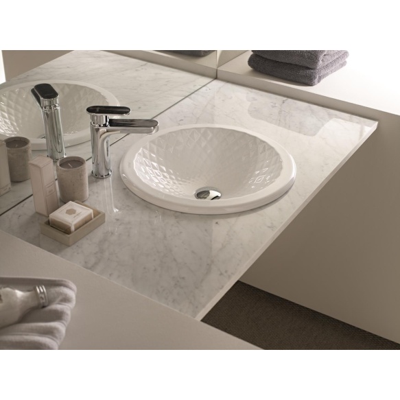 ceramic worktop basin Relief