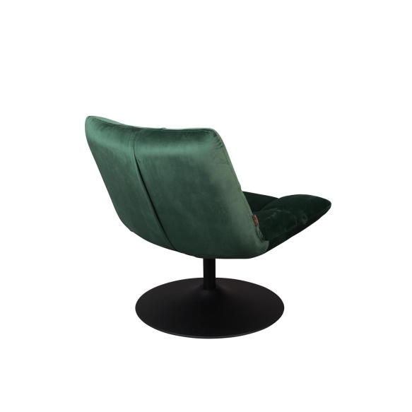 Lounge Chair Bar Velvet Green