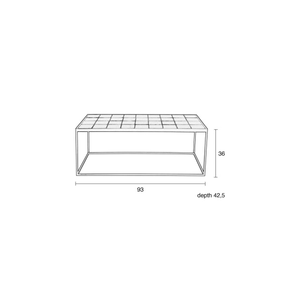 Coffee Table Glazed Black