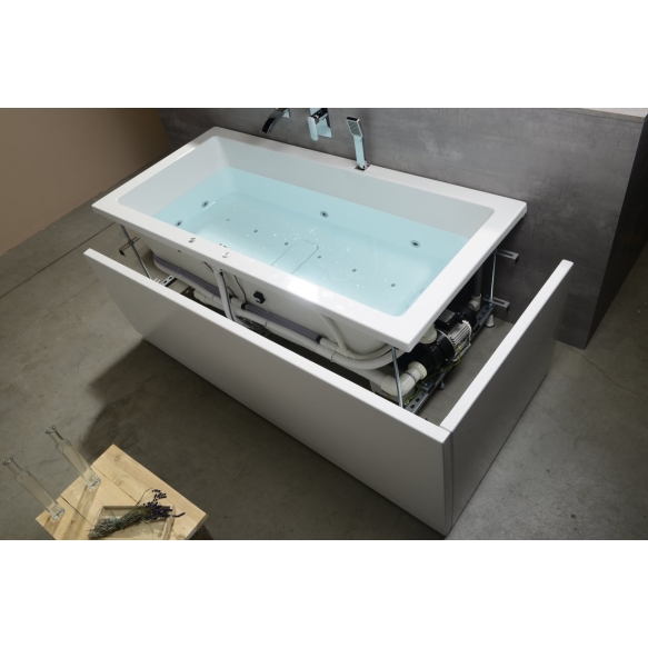 MARLENE HYDRO-AIR hydromassage Bath tub, 170x80x48 cm, white