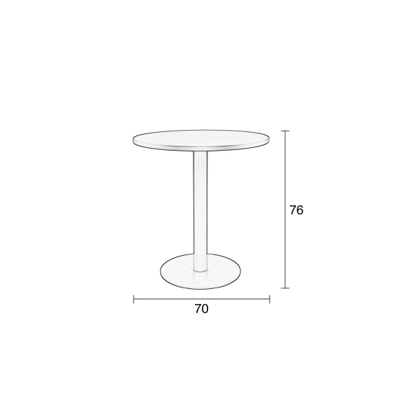 bistro table Metsu Green, suitable for outdoor