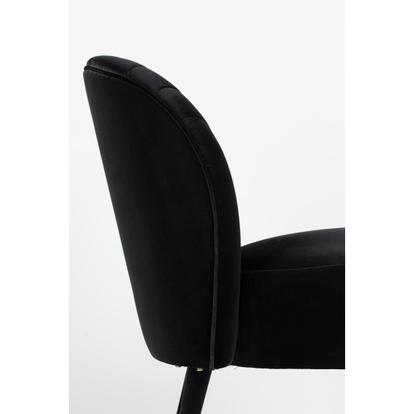 Well Dressed Cocktail Chair Black
