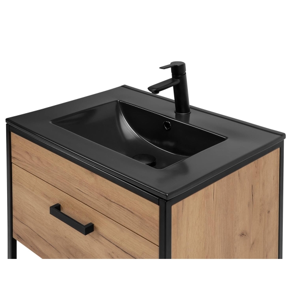 furniture basin 60 cm, black