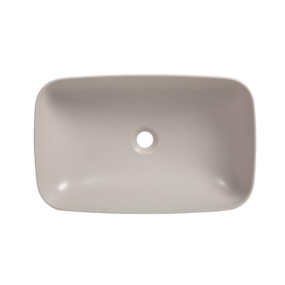 worktop basin Tribeca 60x38 cm, mat gray