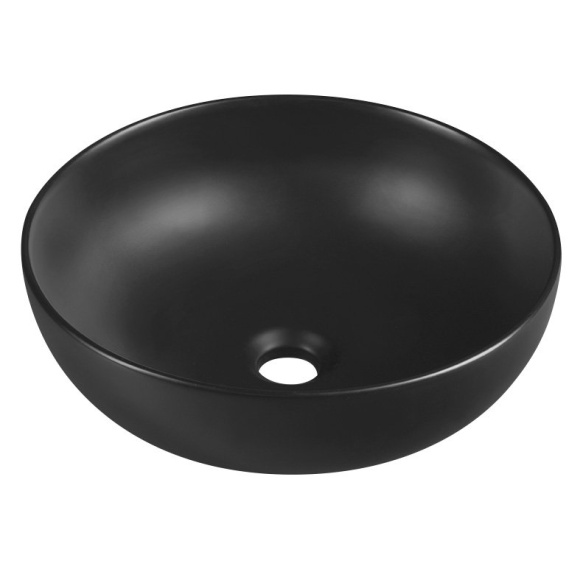 Rondane ceramic washbasin, diameter 40 cm, top counter