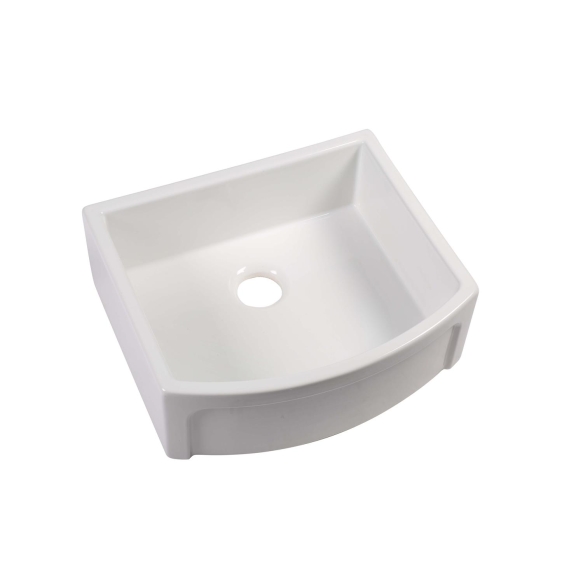 ceramic kitchen sink Devon, 60x53 cm, white