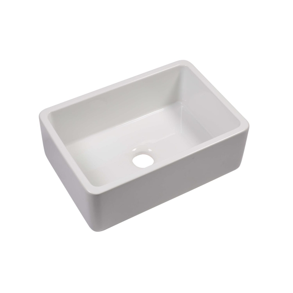 ceramic kitchen sink Yorkshire, 68x47 cm, white, reversible