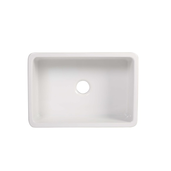 ceramic kitchen sink Yorkshire, 75x47 cm, white, reversible