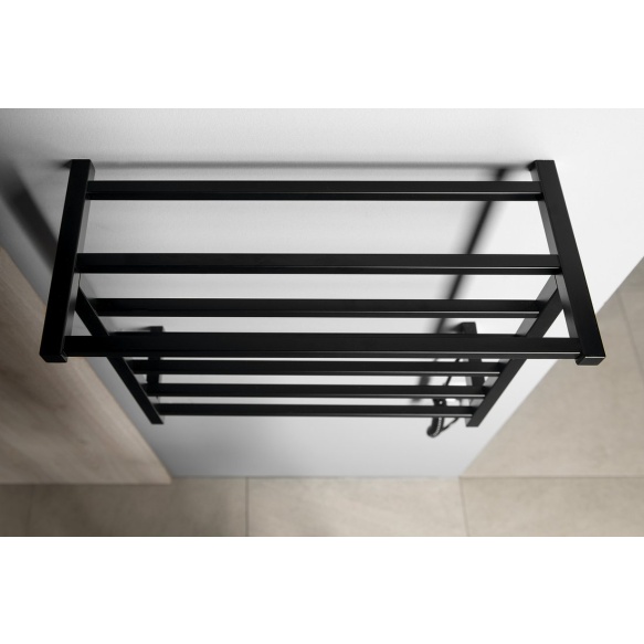 ELZOR Electric Towel Radiator 500x470mm, 50W, black mat