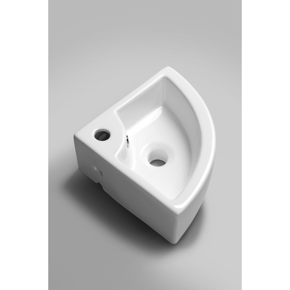 GYNT Corner Ceramic Washbasin 33x13x33 cm