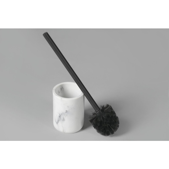 BIANCO Freestanding Toilet Brush/Holder, white