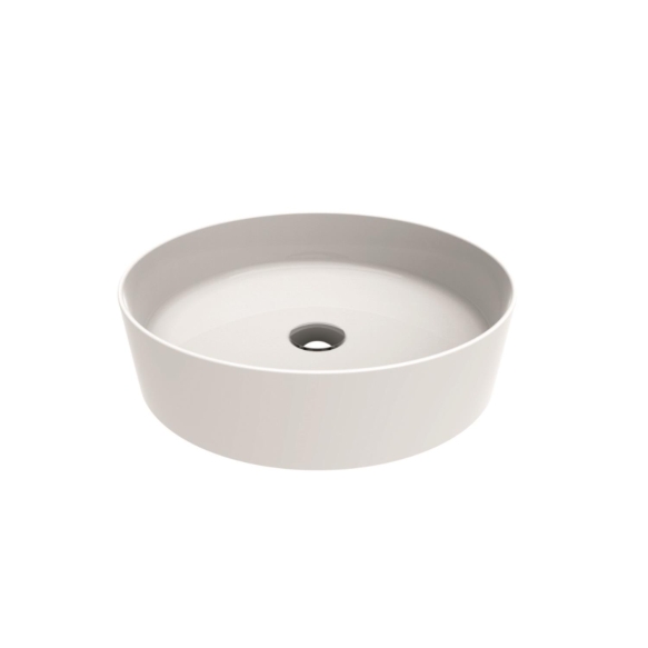 round worktop washbasin Loop 40x40 cm white