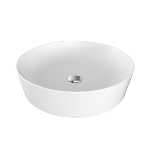 round worktop washbasin Ultra 40x40 cm white