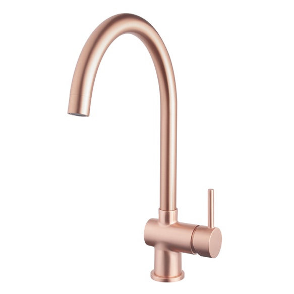 kitchen mixer Caral, brushed copper, PVD