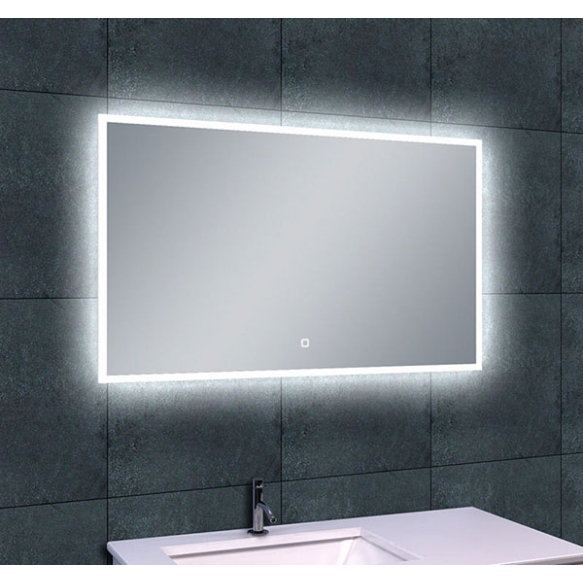 Imaginative defense arrive Rectangular LED mirror Quatro 1000x600, antifog @ Deko