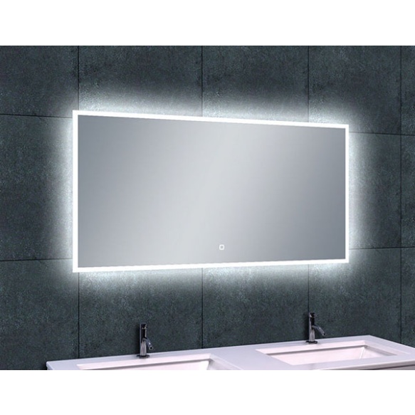 Rectangular LED mirror Quatro 1200x600, antifog