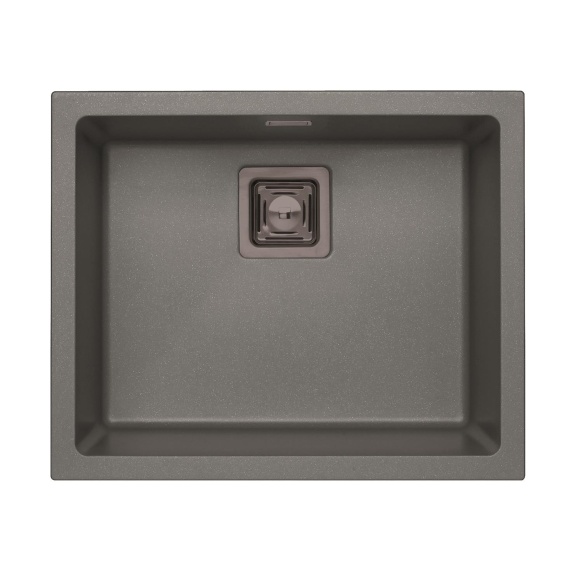 SINK ALVEUS QUADRIX 50 Steel G04M P-U, with anthracite fitings ( 1108037 + 1127153 + 1089358 + 1110853)