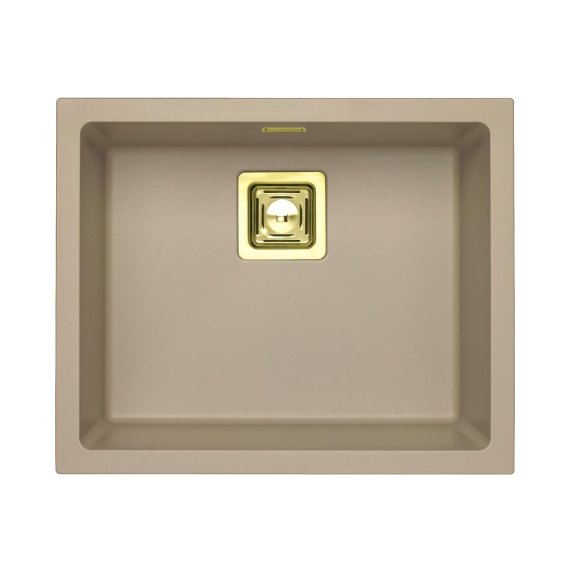 SINK ALVEUS QUADRIX 50 Pebble G02M P-U, with gold color fitings  ( 1108035 + 1127152 + 1103421 + 1110854)