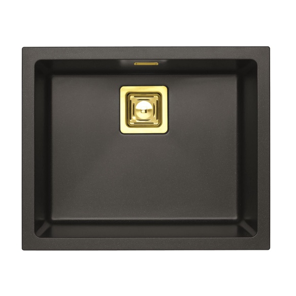 SINK ALVEUS QUADRIX 50 Twilight G05M P-U, with bronzed color fitings ( 1108038 + 1127154 + 1103611 + 1110855)