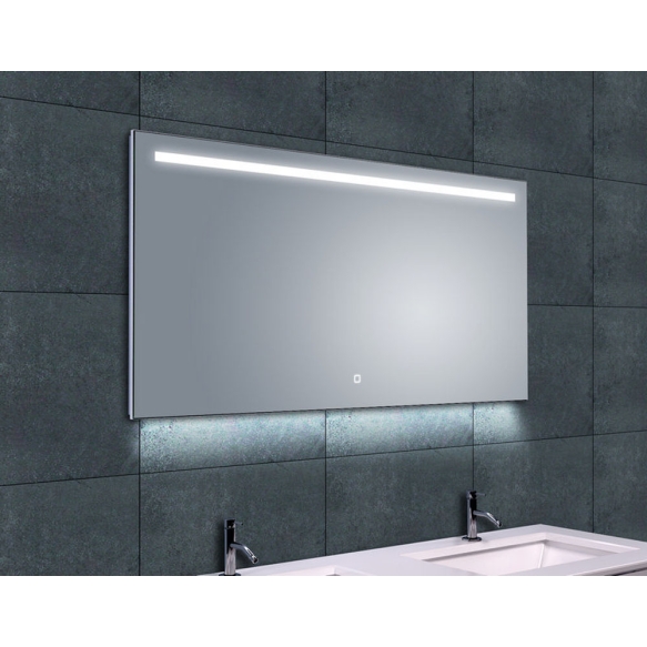 reguleeritava valgusega LED peegel Ambi 1, kondensaadivaba, 1200x600 mm