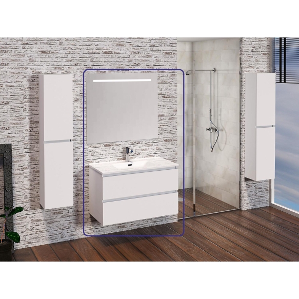 Exellence SEPHIA bathroom furniture 80 cm matt white
