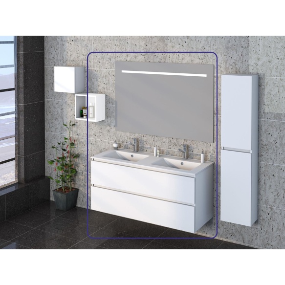 Exellence SEPHIA bathroom furniture 120 cm matt white