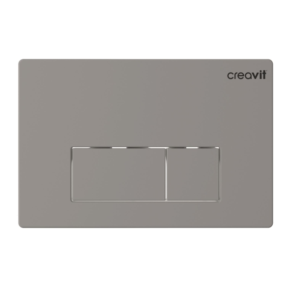 Creavit Arc flush plate, mat chrome