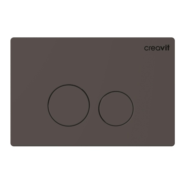 Creavit Terra flush plate, anthracite