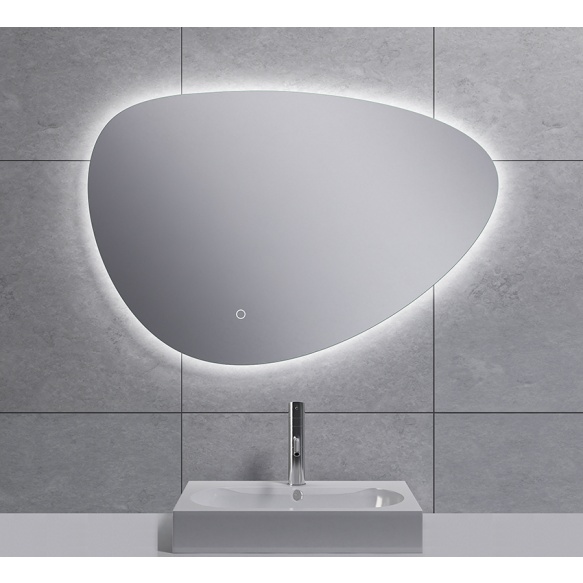 Uovo Led mirror 80x55 cm, dimmable, antifog