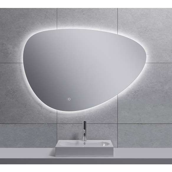 LED peegel Uovo 100x69 cm, dimmerdatav, soojendusega