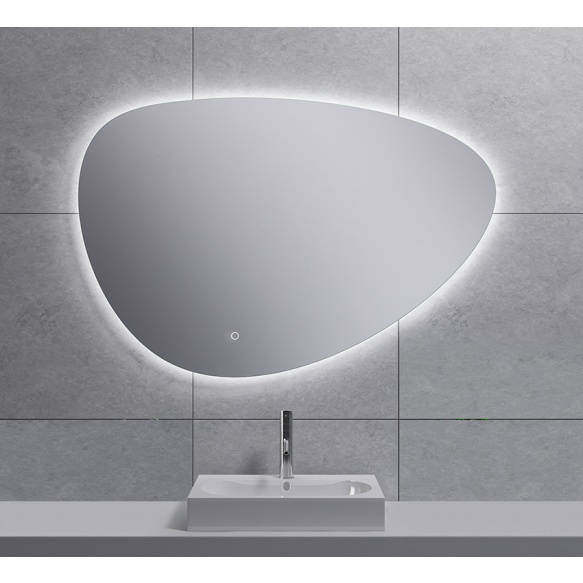 Uovo Led mirror 100x69 cm, dimmable, antifog