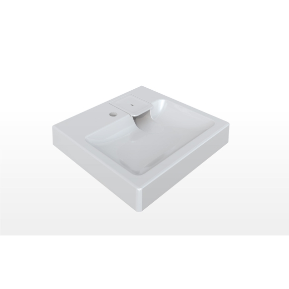 basin to mount on top of washing machine Clara Mini 60x50 cm,white ,brackets, and soap dish included