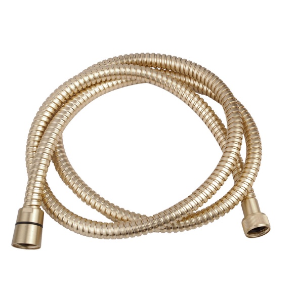 shower hose 150 cm brushed brass