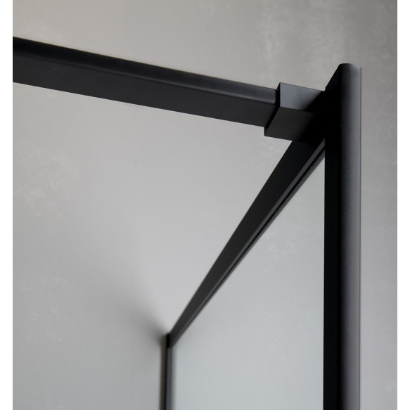 CURE BLACK Shower support bar 1400 mm, black matt