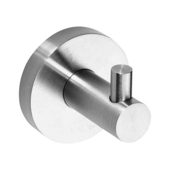 X-STEEL Robe Hook, brushed stainless steel (55x55x50 mm)