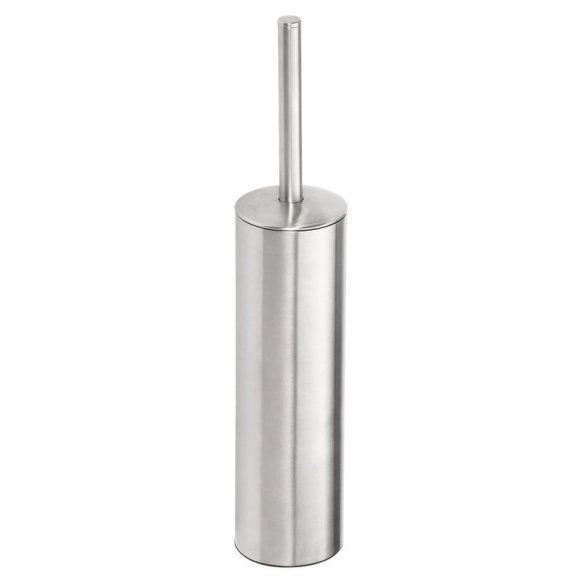 X-STEEL Toilet Brush/Holder, brushed stainless steel (55x390x105 mm)