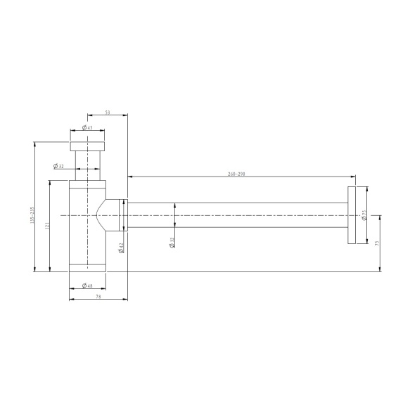 siphon Cherry, brushed steel