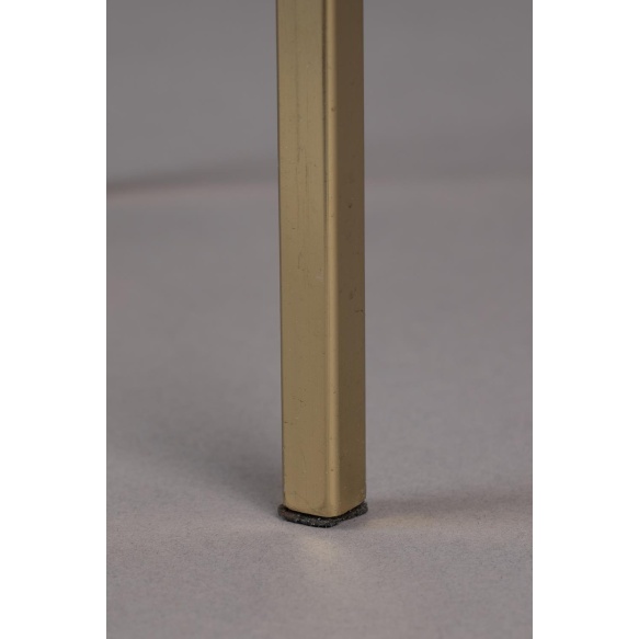 Side Table Vidrio Brass