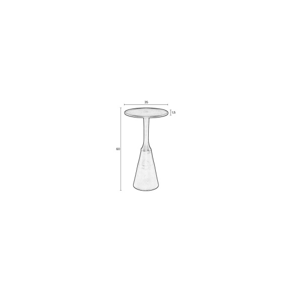 Side Table Noah Antique Brass