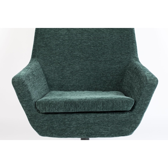 Lounge Chair Bruno Rib Green